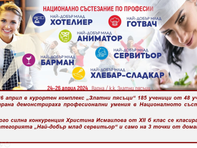 АПРИЛ 2024 УЧЕНИЕ, СПОРТ, ПРАЗНИЦИ,  СЪСТЕЗАНИЯ И УСПЕХИ! [09.05.2024]